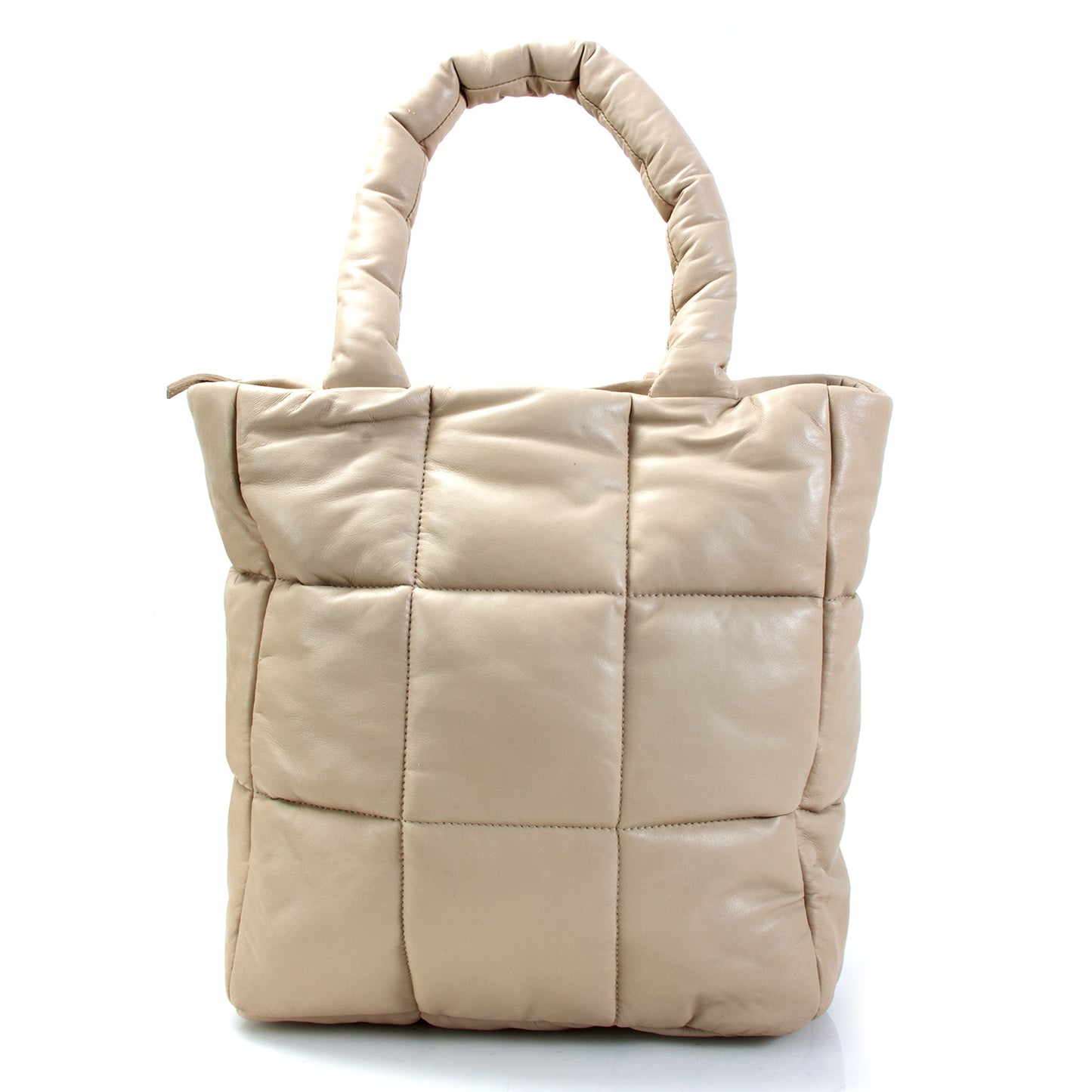 Tote Square Puffer - Cream