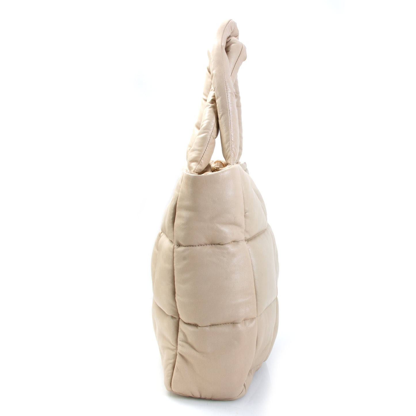 Tote Square Puffer - Cream
