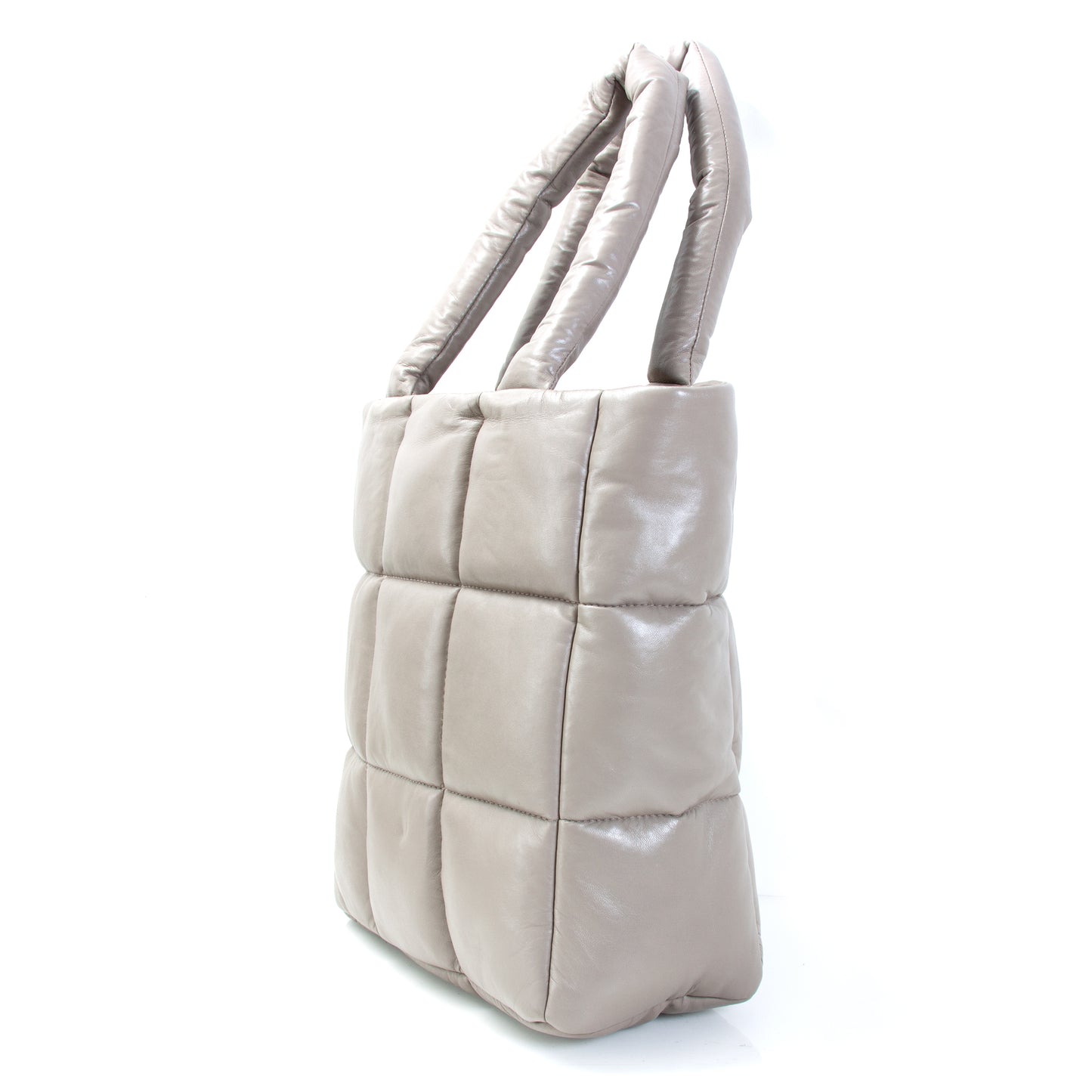 Tote Square Puffer - Mushroom