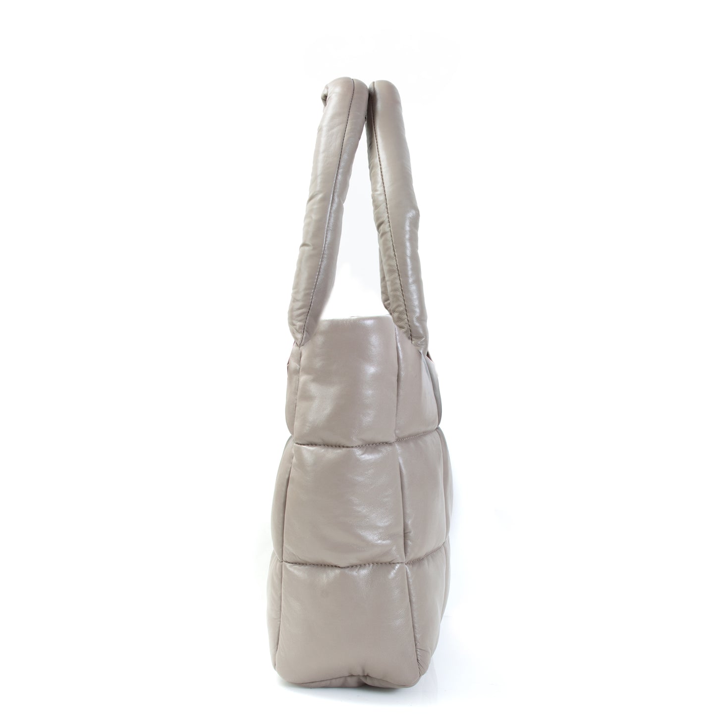 Tote Square Puffer - Mushroom