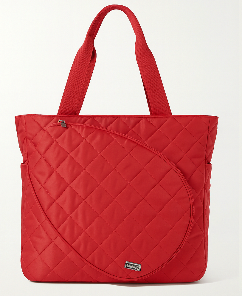 Quilted Tennis Tote