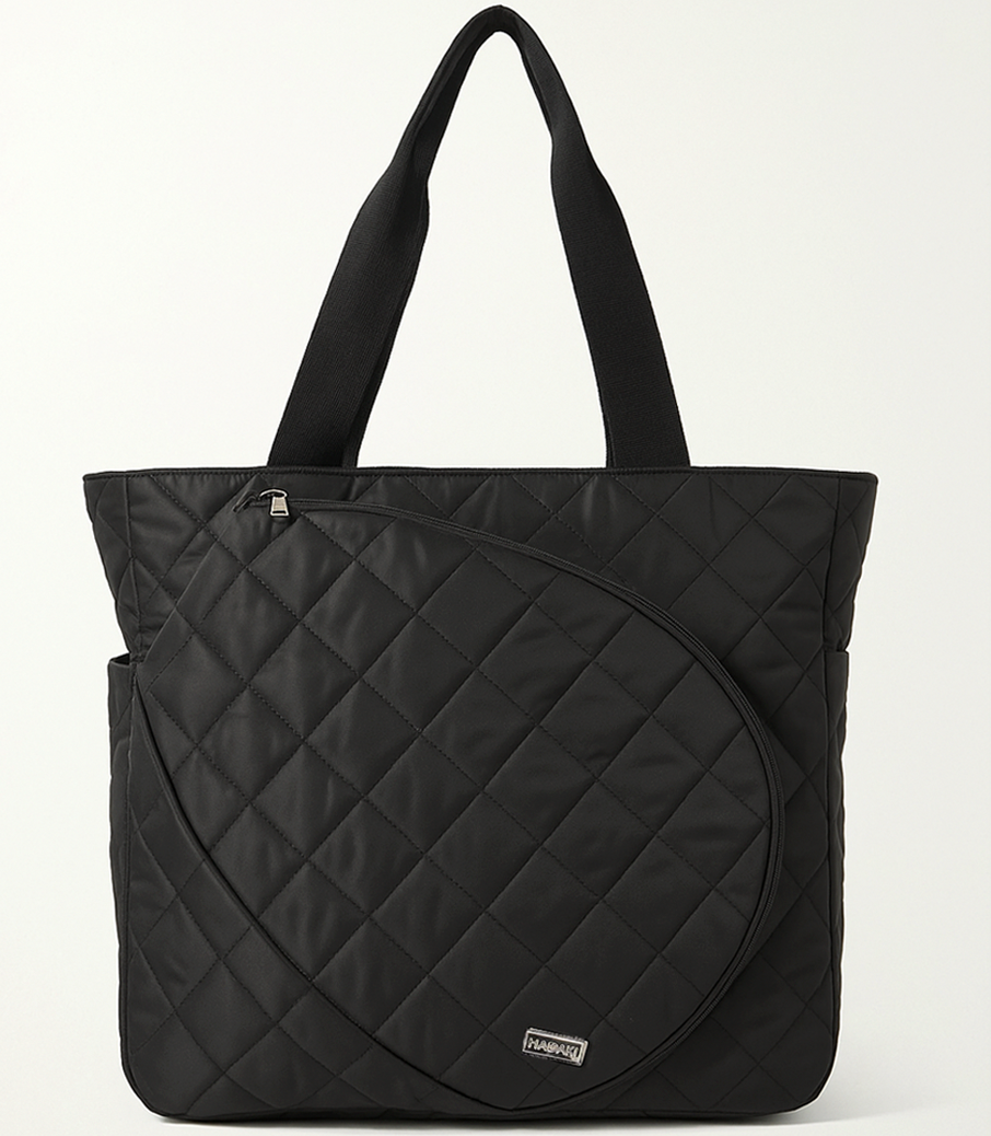 Quilted Tennis Tote